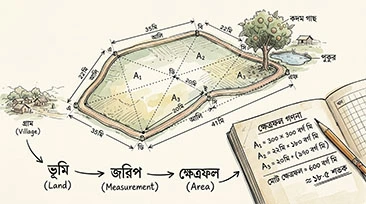 জমির ক্ষেত্রফল ক্যালকুলেটর